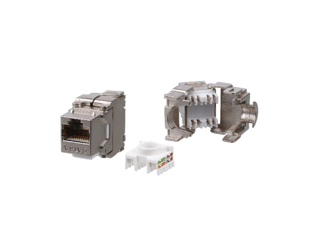 超六类屏蔽模块